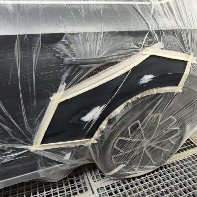 Škoda Kamiq - oprava parkovacích škod a lakování